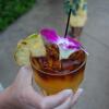 A mai tai greets us at Old Lahaina Lu&#039;au