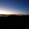 Dawn and clouds at Haleakala Crater