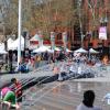 Fountain and the Portland Saturday Market