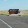 Entering Badlands National Park