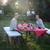 Jason and Katie on our Valentine&#039;s Day bush breakfast