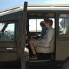 Jason and Katie in the Land Cruiser