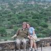 Jason and Katie at Tarangire Lodge