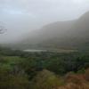 Foggy view from our room at E Unoto Lodge