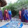 Maasai women and their wares